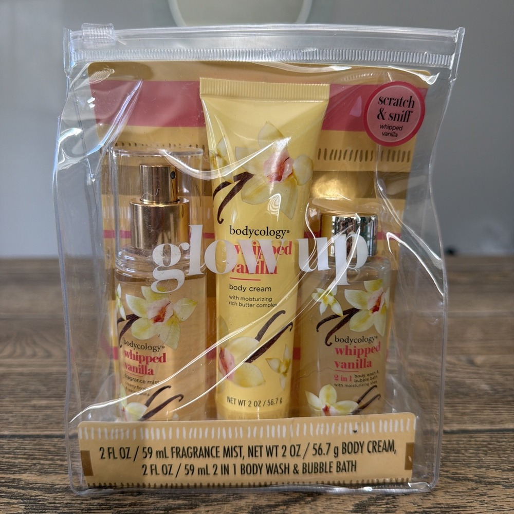 Bodycology Whipped Vanilla Fragrance Mist Body Wash Body Cream  USA Seller 2 Oz